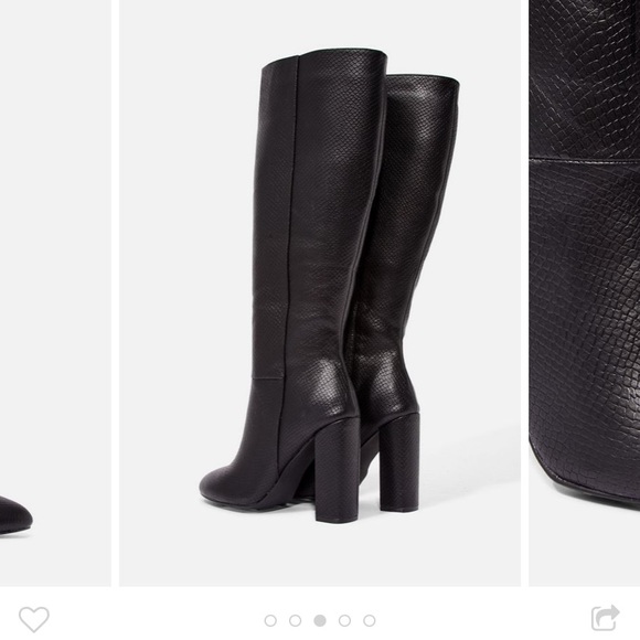 Block Heeled Boots- JustFab - SOLD elsewhere - Picture 2 of 2